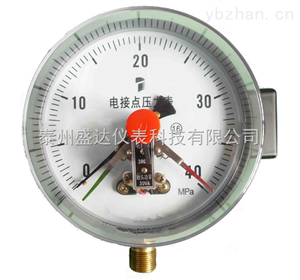 盛達不鏽鋼高精度指針電接點壓力表Y-100