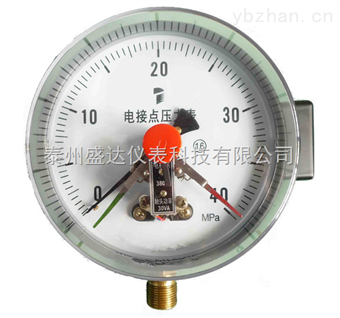 Y-100盛達不鏽鋼高精度指針電接點壓力表Y-100