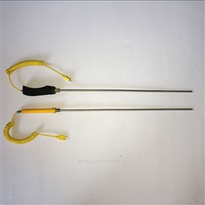 0-950℃鋁廠K型铠裝手持式大手柄防腐蝕熱電偶WRNK-104